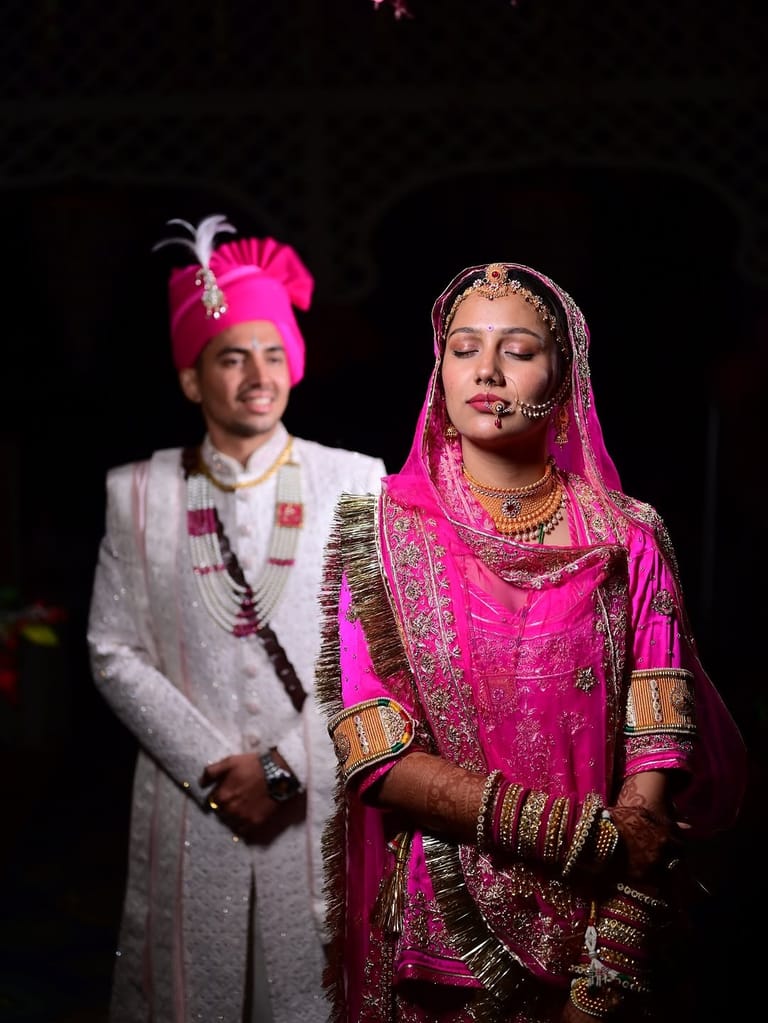 Traditional rajasthani bride groom jodhpur